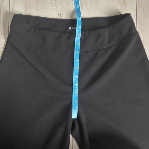 Wide-leg Black Work Pants with Stretch - Picture 7 of 8